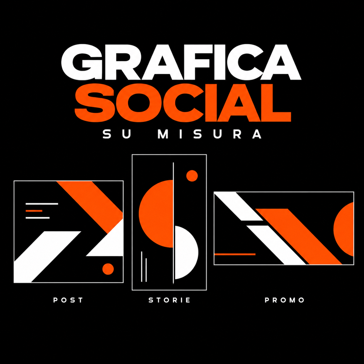 Grafica social su misura
